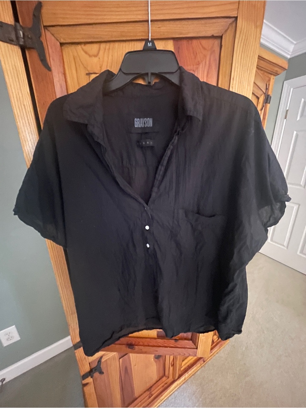 Grayson Black “The Artist” Short Sleeve Popover Shirt | 05 (XL)